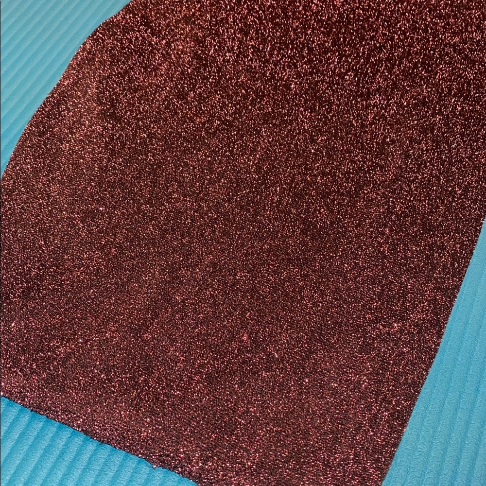 Pink and black glittery crop top